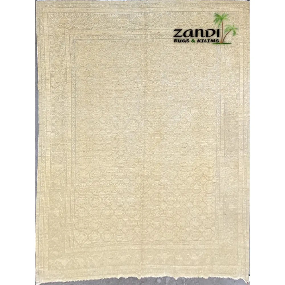 One Of The Kind Afghani Khotan Rug 9'1" x 12'1" zandirugs